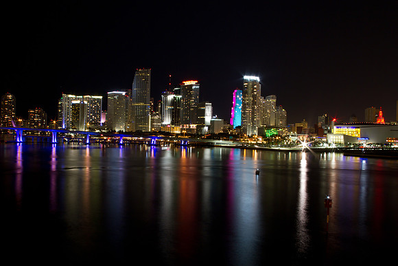 Miami Downtown at night