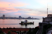 View of Havana Malecon from Castillo del Morro